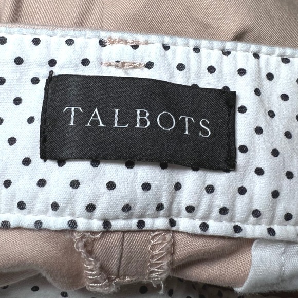 Talbots Perfect Crop Pants Womens 12 Khaki Casual Business Work Everyday - Picture 4 of 16